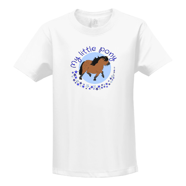 Tričko s potiskem My little pony - hnědý II